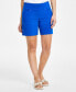 Фото #3 товара Women's Mid Rise Pull-On Shorts, Created for Macy's