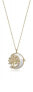 Stylish gilded necklace with moon and tree of life Trend 13002C100-90