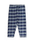 Men's Deep Sea Blue, Gray Seattle Kraken Big and Tall T-shirt and Pajama Pants Sleep Set