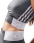 adidas Performance Hyperglam Training tank top in grey