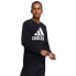 Мужская толстовка Adidas BL FI «Sweatshirt» Черно-белый, S - фото #5