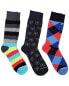 Фото #1 товара Unsimply Stitched Set Of 3 Crew Sock Men's