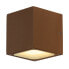 Фото #1 товара SLV Sitra Cube - Surfaced - Square - 2 bulb(s) - GX53 - IP44 - Rust colour