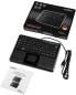 Фото #5 товара Perixx PERIBOARD-510 H Plus Super Mini Touchpad Tastatur USB mit 2-Fach USB Hub schwarz