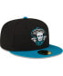 Фото #4 товара Men's Black Albuquerque Isotopes Copa De La Diversion 59FIFTY Fitted Hat