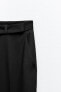 Mid-rise cropped trousers