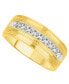 ფოტო #1 პროდუქტის Men's Diamond (1/4 ct. t.w.) Ring in 10k White or Yellow Gold