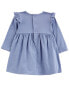 Baby Eyelet Chambray Dress 24M