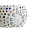 Candleholder DKD Home Decor White Multicolour Crystal 11 x 11 x 7 cm
