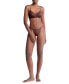 Фото #4 товара Women's Ideal Stretch Micro High-Leg String Bikini Underwear QD5176