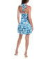 Moonsea Mini Dress Women's Blue Xs