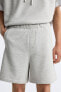 FADED JOGGER BERMUDA SHORTS