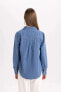 Kadın Mavi Gömlek - B5209ax/nm28