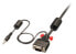 Фото #5 товара Lindy VGA & Audio Cable M/M - black - 1m - 1 m - VGA (D-Sub) + 3.5mm - VGA (D-Sub) + 3.5mm - Black - Male/Male