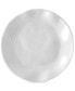 Фото #1 товара Ruffle White Melamine Appetizer Plate, Set of 4