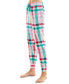Фото #13 товара Women's Printed Drawstring Jogger Pajama Pants