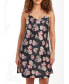 ფოტო #1 პროდუქტის Women's Cyrus Ultra Soft Floral Satin Chemise in Bias Cut Silhouette