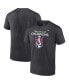 Фото #1 товара Men's Heathered Charcoal Colorado Avalanche 2022 Stanley Cup Champions Big and Tall Locker Room T-shirt