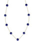 EFFY® Lapis Lazuli (6mm) 18" Statement Necklace in 14k Gold (Also in Onyx)