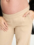 Фото #4 товара Vero Moda Maternity textured soft trousers in cream
