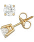 ფოტო #1 პროდუქტის Diamond Screw Back Stud Earrings (1 ct. t.w.) in 14k Gold