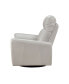 White Label Brennen 39" Leather Match Swivel Glider Chair