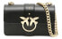 Фото #1 товара Сумка PINKO LOVE ICON Chain Flap Leather Swallow Black/Gold.