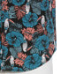 Фото #3 товара Men's Toucan Hibiscus-Print Shirt