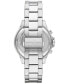 Фото #3 товара Часы и аксессуары Michael Kors Наручные часы Greyson Хронограф Серебристый нержавеющий стальной ремешок 43 мм