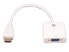 Фото #2 товара V7 White Video Adapter HDMI Male to VGA Female - 1x 19-pin HDMI - 1x 15-pin VGA - White