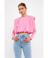 ფოტო #3 პროდუქტის Women's Fluid Shoulder Pad Top