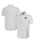 ფოტო #1 პროდუქტის Men's NFL x Darius Rucker Collection by White Cincinnati Bengals Woven Short Sleeve Button Up Shirt