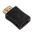 Lindy HDMI NON-CEC Adapter Type A M/F - HDMI Type A - HDMI Type A - Black