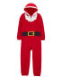 Фото #12 товара Kid 1-Piece Santa Fleece Costume Pajamas 7