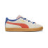 Puma Suede Podium Lace Up Mens Off White, Orange Sneakers Casual Shoes 39839901