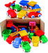 Фото #1 товара Набор игрушек Viking Toys машинки в коробке, 18 штук, разные цвета