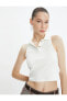 Топ Koton Crop Sleeveless Buttons