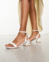 Be Mine Bridal Ruhi low block heeled sandals in ivory ELFENBEIN, SATIN, 42 - фото #2