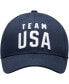 ფოტო #2 პროდუქტის Big Boys Navy Team USA New Logo Solid Structured Adjustable Snapback Hat