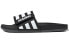 Фото #1 товара Шлепанцы мужские adidas neo Adilette Comfort Adjustable черно-белые
