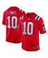 ფოტო #2 პროდუქტის Men's Mac Jones Red New England Patriots Alternate Game Jersey