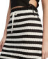 Women's Crochet Striped Skirt