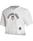 Фото #3 товара Women's White Arizona State Sun Devils V-Neck Cropped Jersey