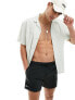 Фото #1 товара Lacoste logo swim shorts in black