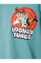 Looney Tunes Oversize Tişört Lisanslı Arkası Baskılı