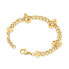 Fashion gold-plated bracelet for men Vertex PEAGB0000906