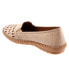 Фото #5 товара Trotters Remi T2208-138 Womens Beige Wide Leather Slip On Loafer Flats Shoes 9.5