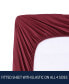 Фото #3 товара Solid Cotton Percale 4 Piece Sheet Set, Full