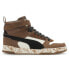 Фото #1 товара Puma Rbd Game Barista High Top Mens Brown Sneakers Casual Shoes 38978501