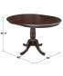 Фото #5 товара 36" Round Top Pedestal Table with 12" Leaf